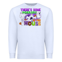 White there is some horrors in this house Premium Sweatshirt - CowGirlArtShop
