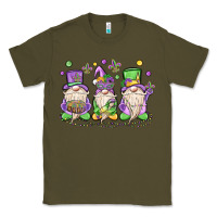 Army Green mardi gras gnomes Classic Tee - MaliasSmallBusiness
