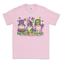 Bubblegum Pink mardi gras gnomes Classic Tee - MaliasSmallBusiness