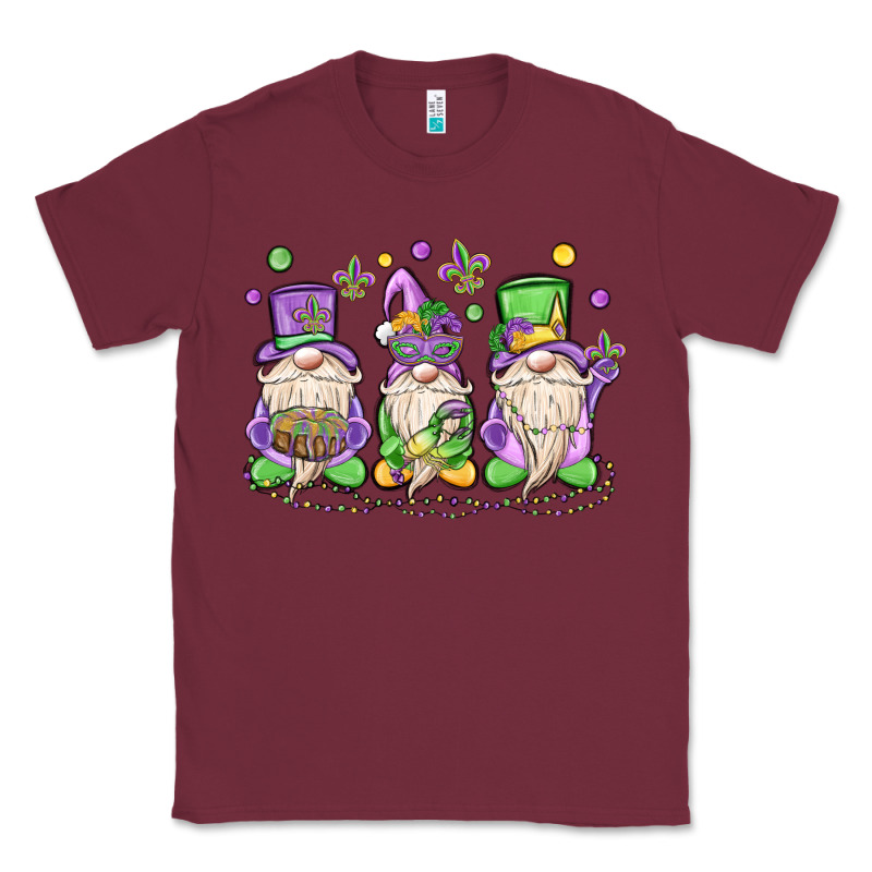 Mardi Gras Gnomes Classic Tee by MaliasSmallBusiness | Teevron