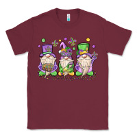 Burgundy mardi gras gnomes Classic Tee - MaliasSmallBusiness