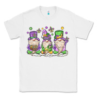 White mardi gras gnomes Classic Tee - MaliasSmallBusiness