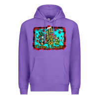Purple merry & bright Premium Hoodie - JahusDesignShop