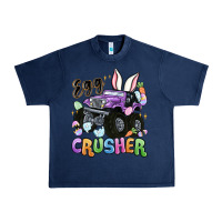Navy egg crusher Urban Heavy Tee - MaliasSmallBusiness