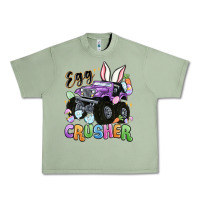 Oil Green egg crusher Urban Heavy Tee - MaliasSmallBusiness