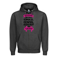 Charcoal Heather Surgical Dental Assistant Zipper Hoodie - Bettercallsaul