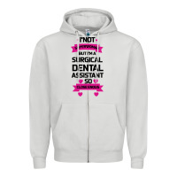 Dove Grey Surgical Dental Assistant Zipper Hoodie - Bettercallsaul