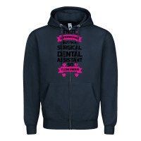 Navy Surgical Dental Assistant Zipper Hoodie - Bettercallsaul