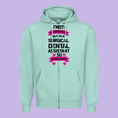 Surgical Dental Assistant Zipper Hoodie Designed By Bettercallsaul