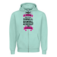 Seafoam Surgical Dental Assistant Zipper Hoodie - Bettercallsaul