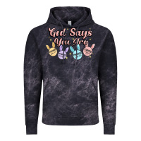 Cloud Black god says you are easter Vintage Hoodie - MaliasSmallBusiness