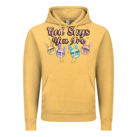 Vintage Mustard god says you are easter Vintage Hoodie - MaliasSmallBusiness