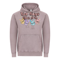 Vintage Zinc god says you are easter Vintage Hoodie - MaliasSmallBusiness