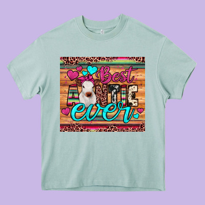 Best Auntie Ever Heavy Core Tee Designed By Jahusdesignshop