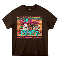 Chocolate Brown best auntie ever Heavy Core Tee - JahusDesignShop