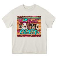 Cream best auntie ever Heavy Core Tee - JahusDesignShop