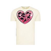 Vintage Arctic dinosaur valentine heart Vintage Tee - MaliasSmallBusiness