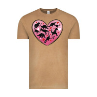 Vintage Camel dinosaur valentine heart Vintage Tee - MaliasSmallBusiness