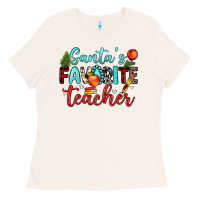 Bone santa s favorite teacher Ladies Tee - JahusDesignShop