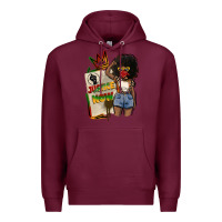 Burgundy juneteenth justice now Premium Hoodie - CowGirlArtShop