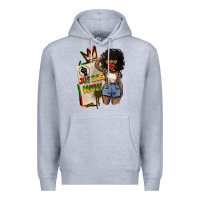 Heather Grey juneteenth justice now Premium Hoodie - CowGirlArtShop