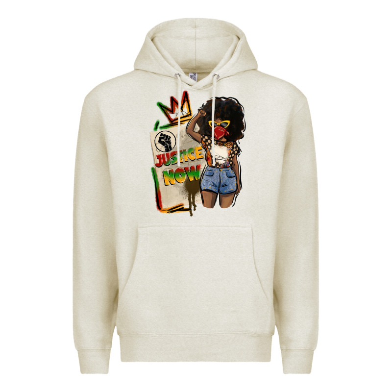 Juneteenth Justice Now Premium Hoodie by CowGirlArtShop | Teevron