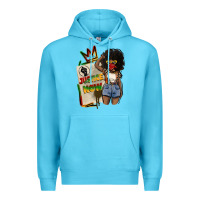 Ocean Blue juneteenth justice now Premium Hoodie - CowGirlArtShop