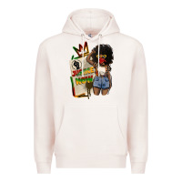 Pale Pink juneteenth justice now Premium Hoodie - CowGirlArtShop