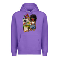 Purple juneteenth justice now Premium Hoodie - CowGirlArtShop