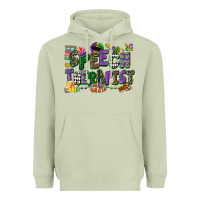 Matcha speech therapist mardi gras cowgirl Heavyweight Hoodie - CowGirlArtShop