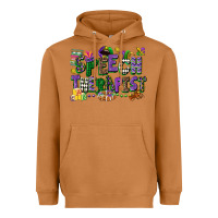 Meerkat speech therapist mardi gras cowgirl Heavyweight Hoodie - CowGirlArtShop