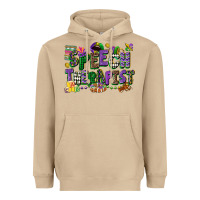 Speech Therapist Mardi Gras Cowgirl Heavyweight Hoodie | Teevron