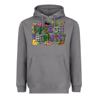 Storm speech therapist mardi gras cowgirl Heavyweight Hoodie - CowGirlArtShop