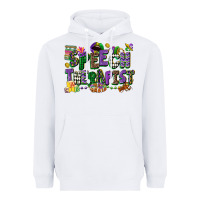 White speech therapist mardi gras cowgirl Heavyweight Hoodie - CowGirlArtShop