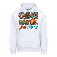 White game day vibes Urban Hoodie - BundleAndBundleShop