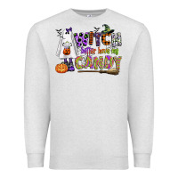 Oatmeal Heather witch better have my candy Premium Sweatshirt - CowGirlArtShop