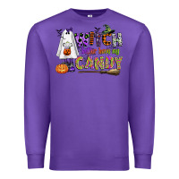 Purple witch better have my candy Premium Sweatshirt - CowGirlArtShop