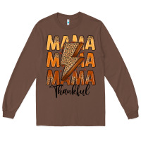 Chestnut Thankful Mama Long Sleeve Tee - MaliasSmallBusiness