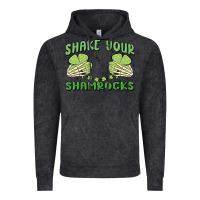 Vintage Black shake your shamrocks Vintage Hoodie - MaliasSmallBusiness