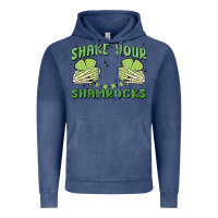 Vintage Denim shake your shamrocks Vintage Hoodie - MaliasSmallBusiness
