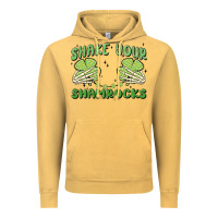 Vintage Mustard shake your shamrocks Vintage Hoodie - MaliasSmallBusiness