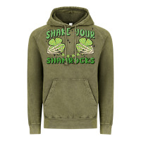 Vintage Olive shake your shamrocks Vintage Hoodie - MaliasSmallBusiness