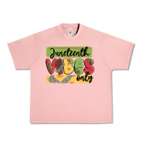 Salmon juneteenth vibes only Urban Heavy Tee - MaliasSmallBusiness