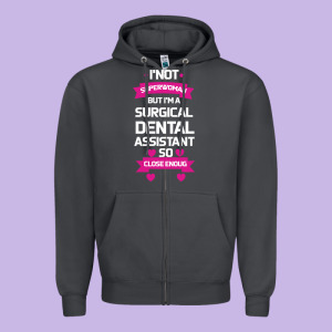 Surgical Dental Assistant Zipper Hoodie Designed By Bettercallsaul