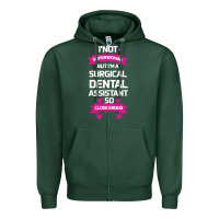 Sports Green Surgical Dental Assistant Zipper Hoodie - Bettercallsaul