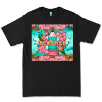 Black teacher floral pencil tumbler Premium Tee - BundleAndBundleShop