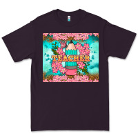Plum teacher floral pencil tumbler Premium Tee - BundleAndBundleShop
