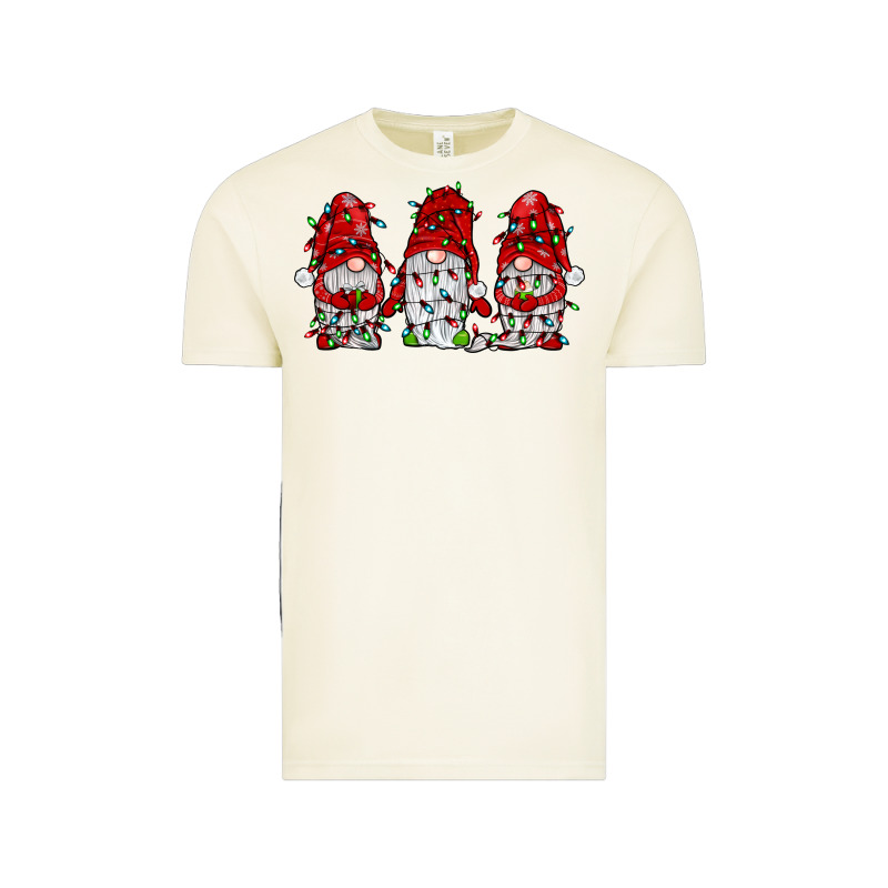 Gnome With Christmas Lights Vintage Tee by JahusDesignShop | Teevron