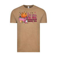 Vintage Coffee it's fine i'm fine everything's freakin' fine Vintage Tee - MaliasSmallBusiness