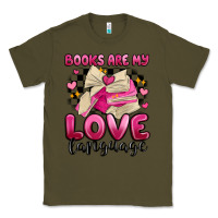 Army Green books are my love language Classic Tee - MaliasSmallBusiness